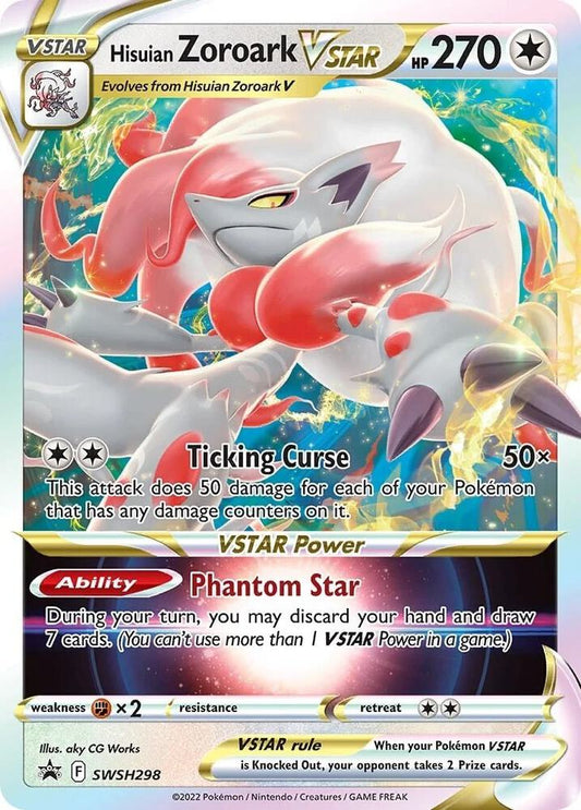 Hisuian Zoroark VSTAR - SWSH298 - Sword & Shield Promo Cards