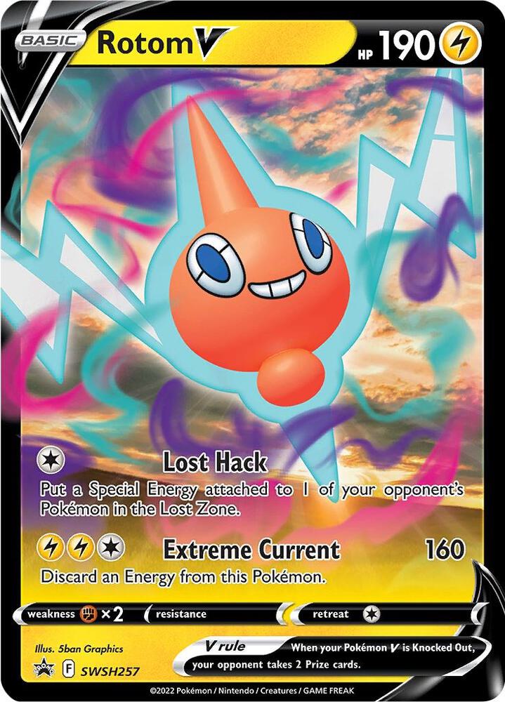 Rotom V - SWSH257 - Sword & Shield Promo Cards