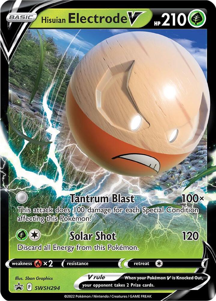 Hisuian Electrode V - SWSH294 - Sword & Shield Promo Cards
