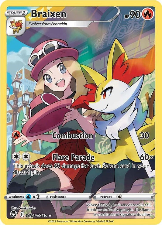 Braixen - Silver Tempest - TG01/TG30