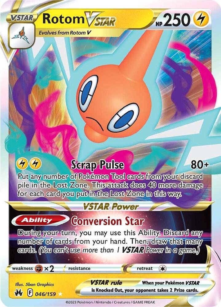 Rotom VSTAR - Crown Zenith - 046/159