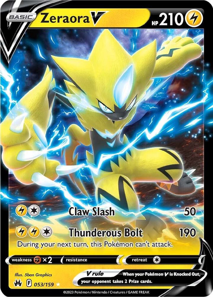 Zeraora V - Crown Zenith - 053/159