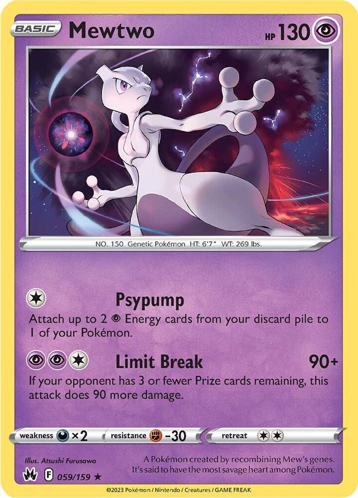 Mewtwo	- Crown Zenith - 059/159