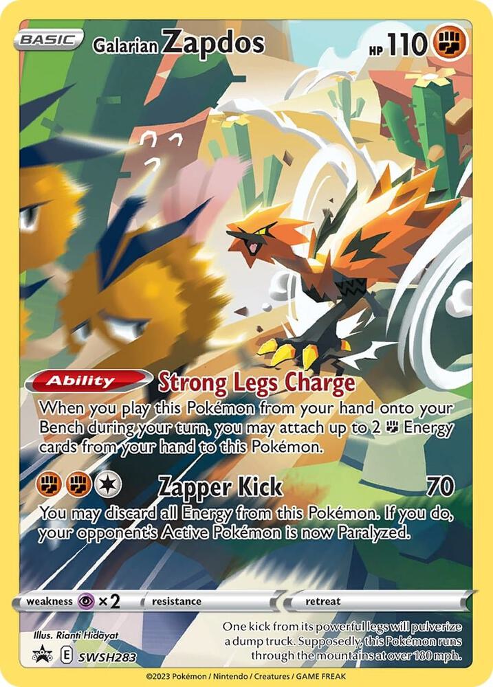 Galarian Zapdos - SWSH283 - Sword & Shield Promo Cards