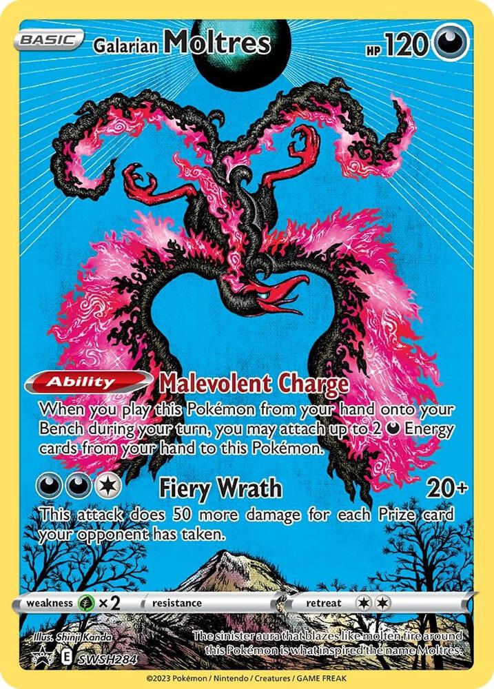 Galarian Moltres - SWSH284 - Sword & Shield Promo Cards