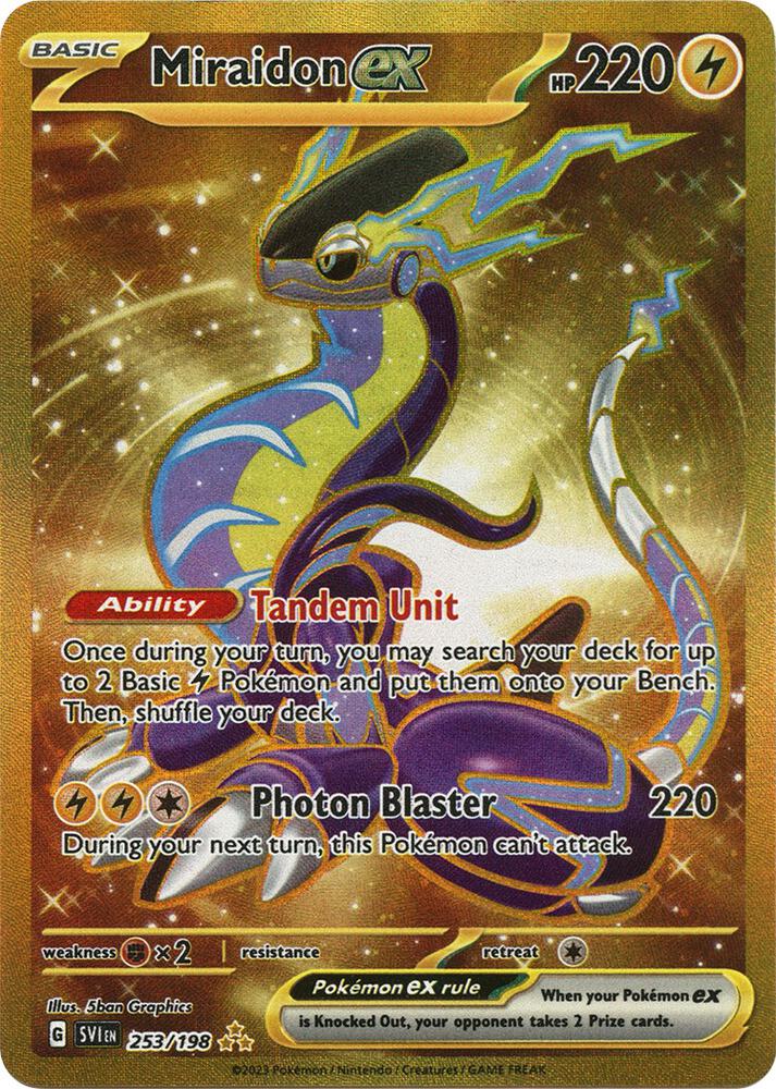 Miraidon ex - 253/198 - Scarlet & Violet Base Set