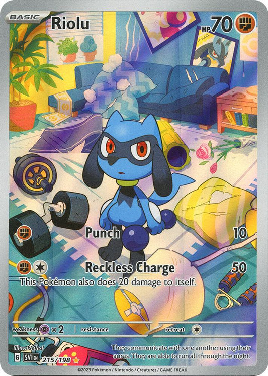 Riolu - Scarlet & Violet Base Set - 215/198
