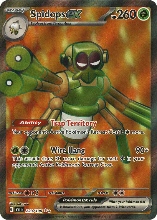 Spidops ex - Scarlet & Violet Base Set - 223/198