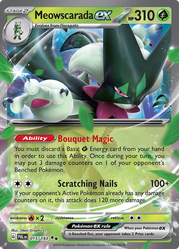 Meowscarade ex - Paldea Evolved - 015/193