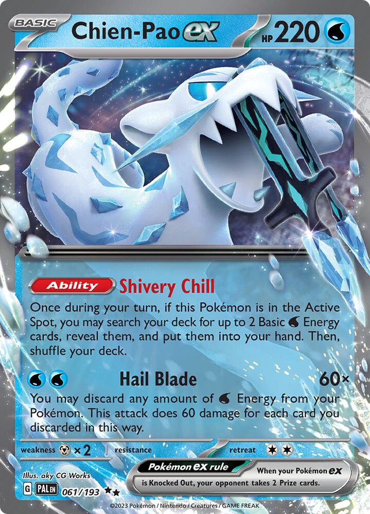 Chien-pao ex	- Paldea Evolved - 061/193