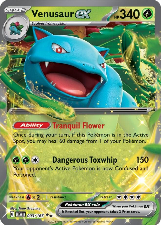 Venusaur ex - 151 - 003/165