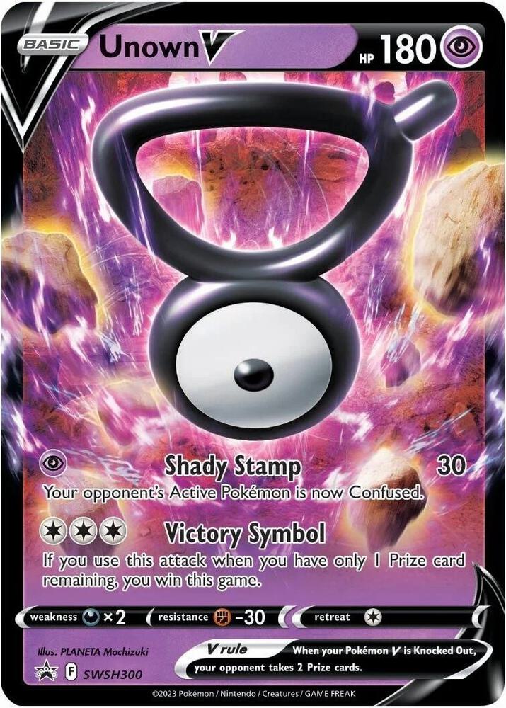 Unown V - SWSH300 - Sword & Shield Promo Cards