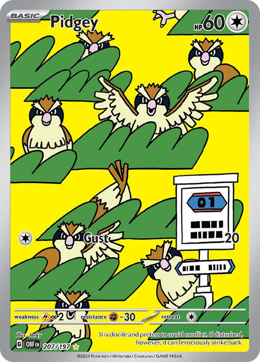 Pidgey - 207/197 - SV03: Obsidian Flames
