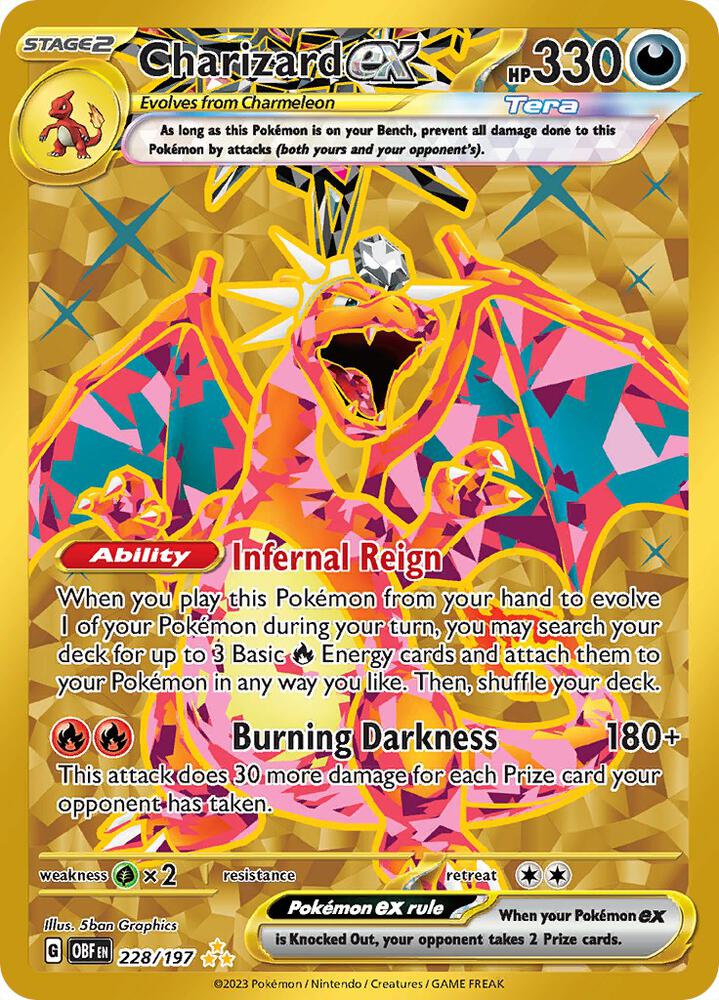 Charizard ex - 228/197 - Obsidian Flames