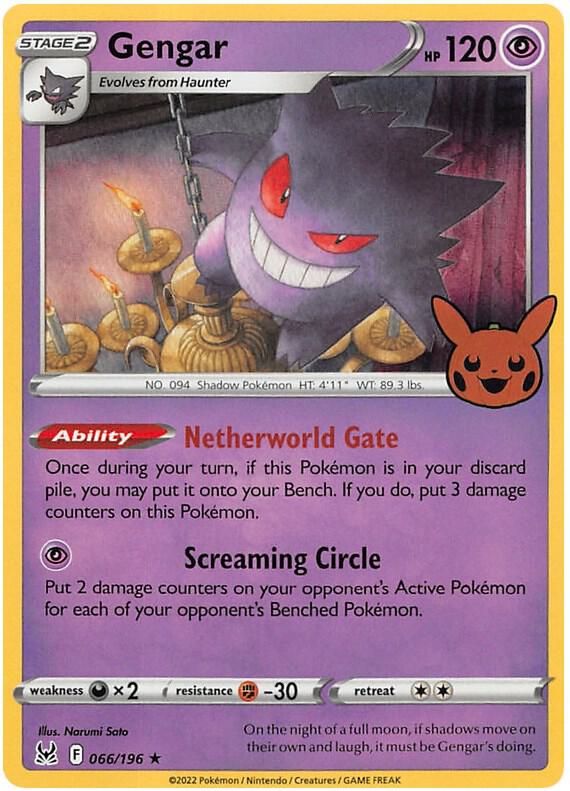 Gengar (Holo) - Trick or Trade 2023 - 066/196