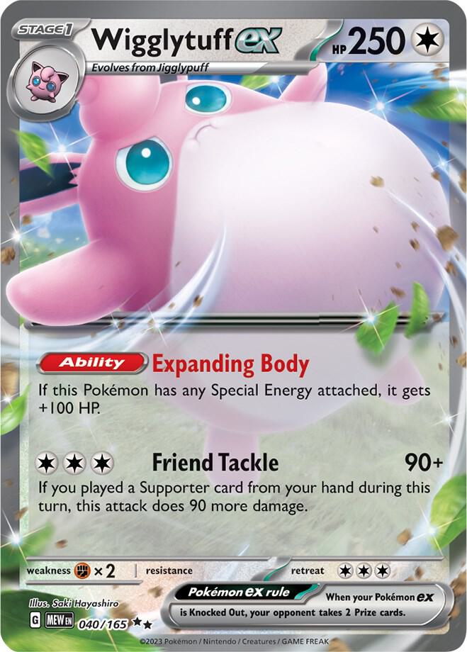 Wigglytuff ex - 151 - 040/165