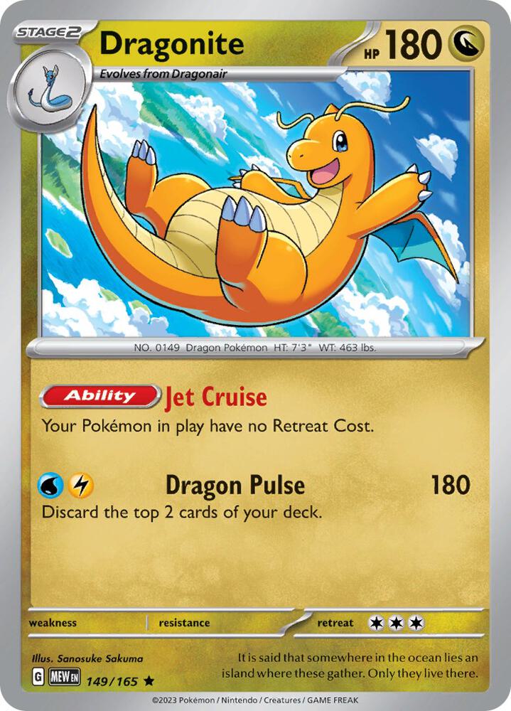 Dragonnite (Holo)	- 151 - 149/165