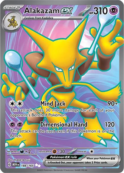 Alakazam ex - 151 - 188/165