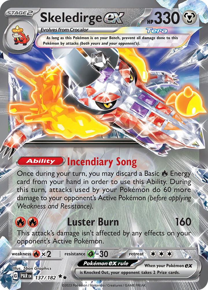 Skeledirge ex - Paradox Rift - 137/182