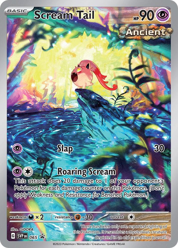 Scream Tail (sealed) - 065 - Scarlet & Violet Promo Cards