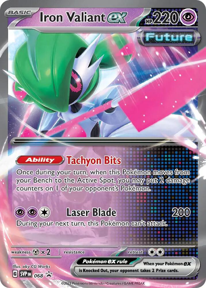 Iron Valiant ex - Scarlet & Violet Promo - 68