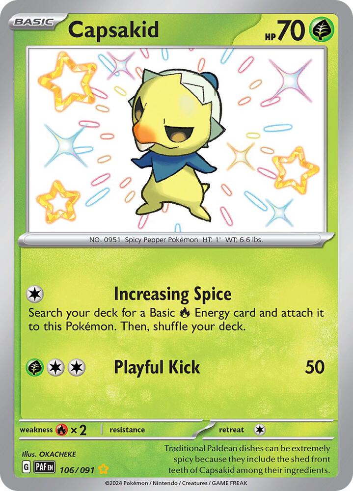 Capsakid - Paldean Fates - 106/091