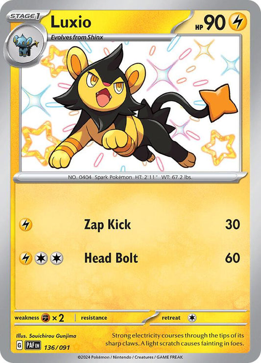 Luxio - Paldean Fates - 136/091