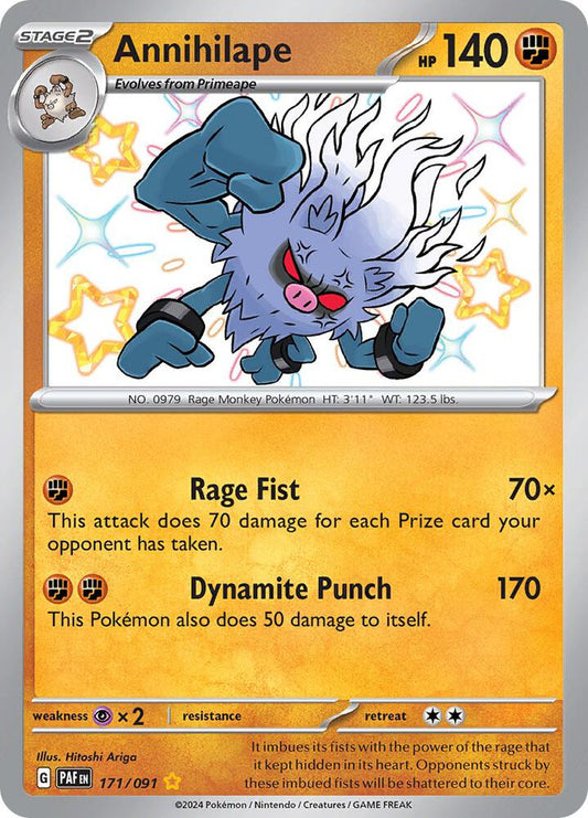 Annihilape - Paldean Fates - 171/091