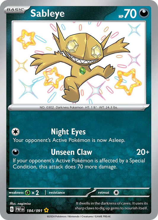 Sableye - Paldean Fates - 184/091