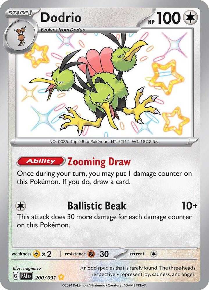 Dodrio - Paldean Fates - 200/091