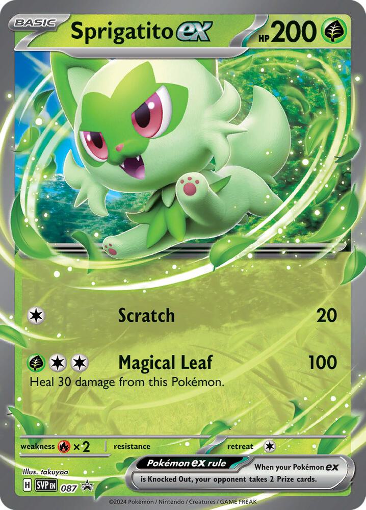 Sprigatito ex - Scarlet & Violet Promo - 087