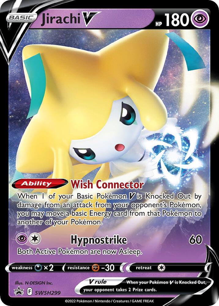 Jirachi V - 299 - Sword & Shield Promo Cards