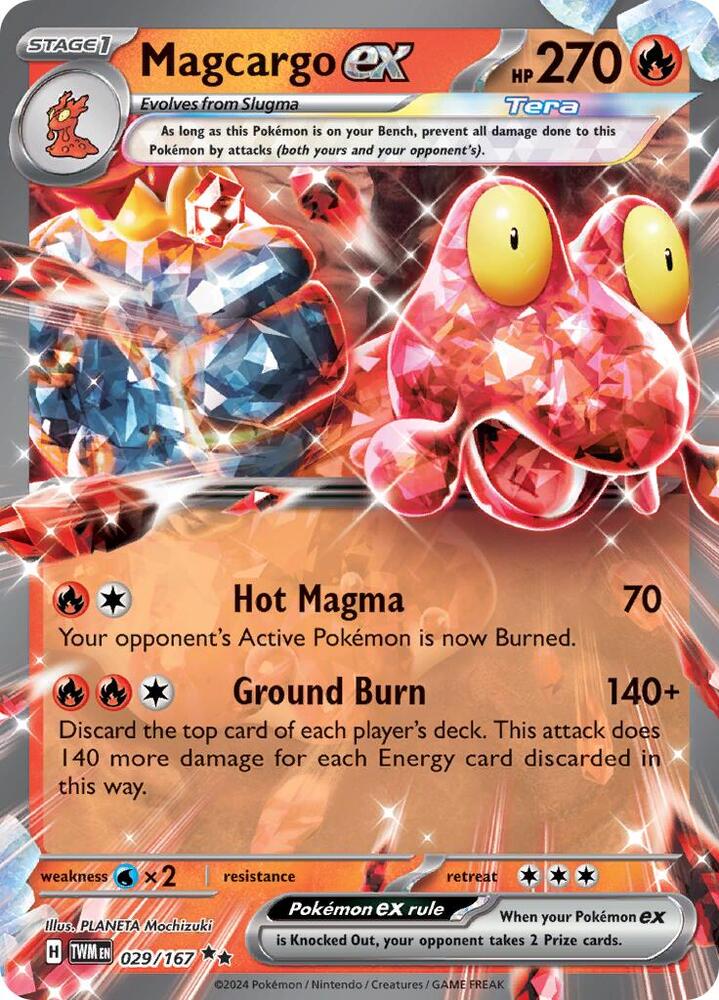 Magcargo ex - Twilight Masquerade - 029/167