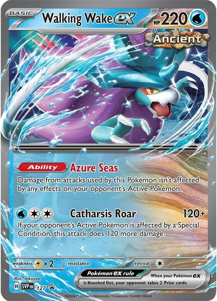 Walking Wake ex - Scarlet & Violet Promo - 127