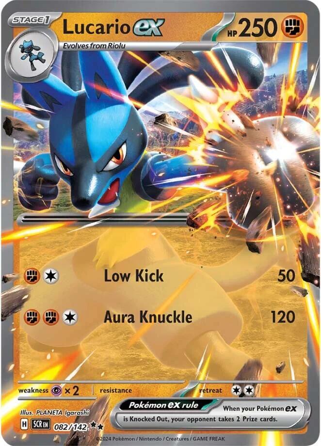 Lucario ex - Stellar Crown - 082/142