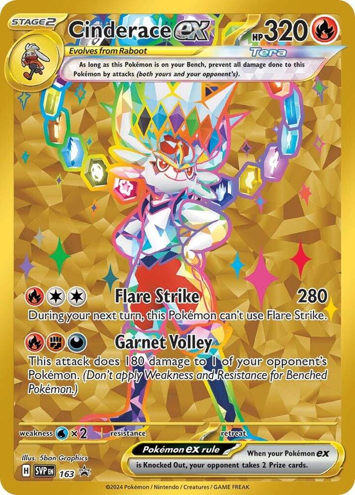 Cinderace ex (sealed) - Scarlet & Violet Promo - 163