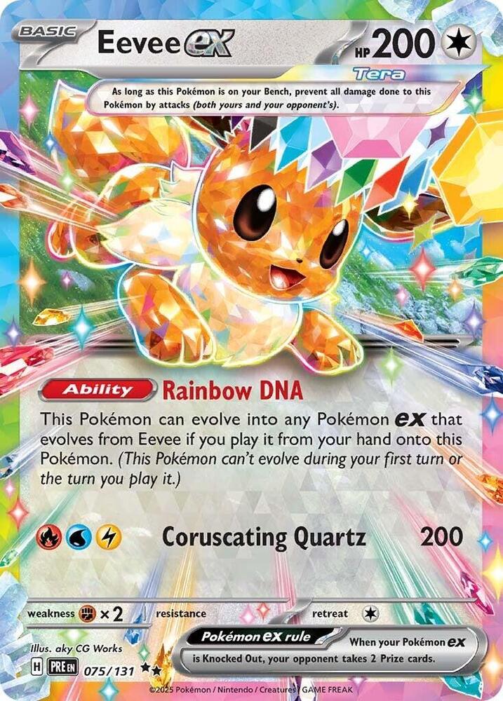Eevee ex - Prismatic Evolutions - 075/131