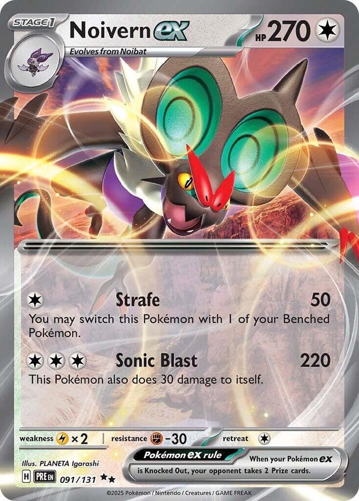 Noivern ex - Prismatic Evolutions - 091/131