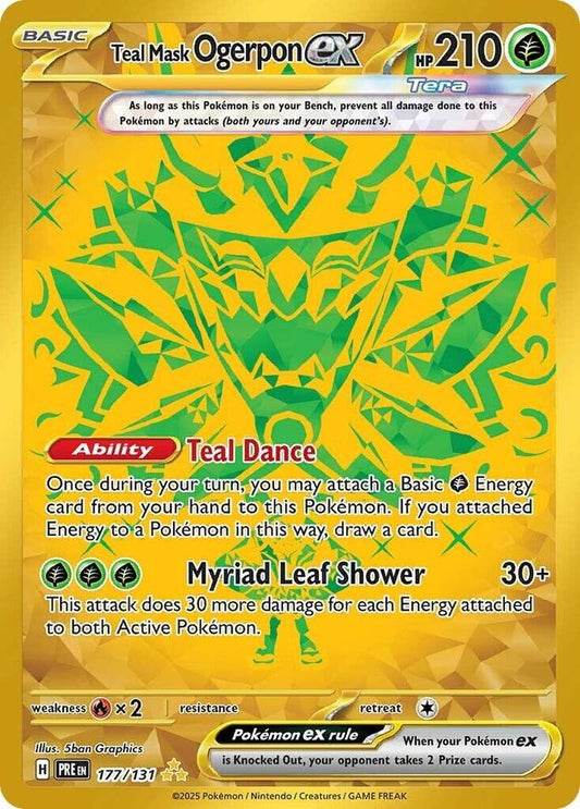 Teal Mask Ogerpon ex - 177/131 - Prismatic Evolutions