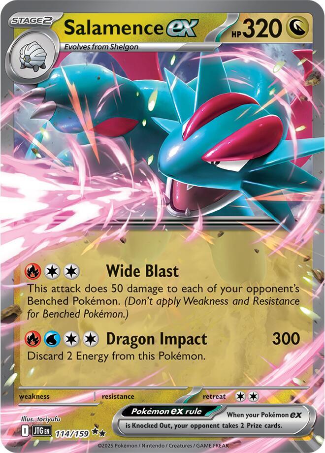 Salamence ex - Journey Together - 114/159