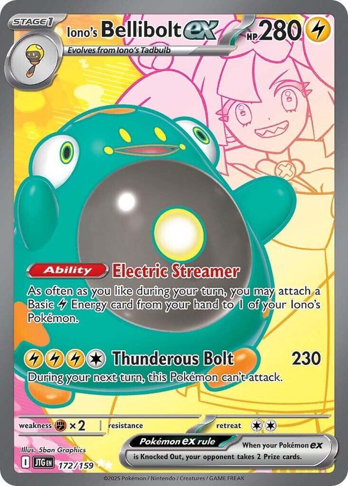 Iono's Bellibolt ex - 172/159 - Journey Together