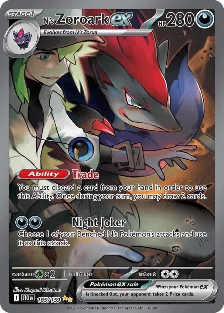 N's Zoroark ex - 185/159 - Journey Together
