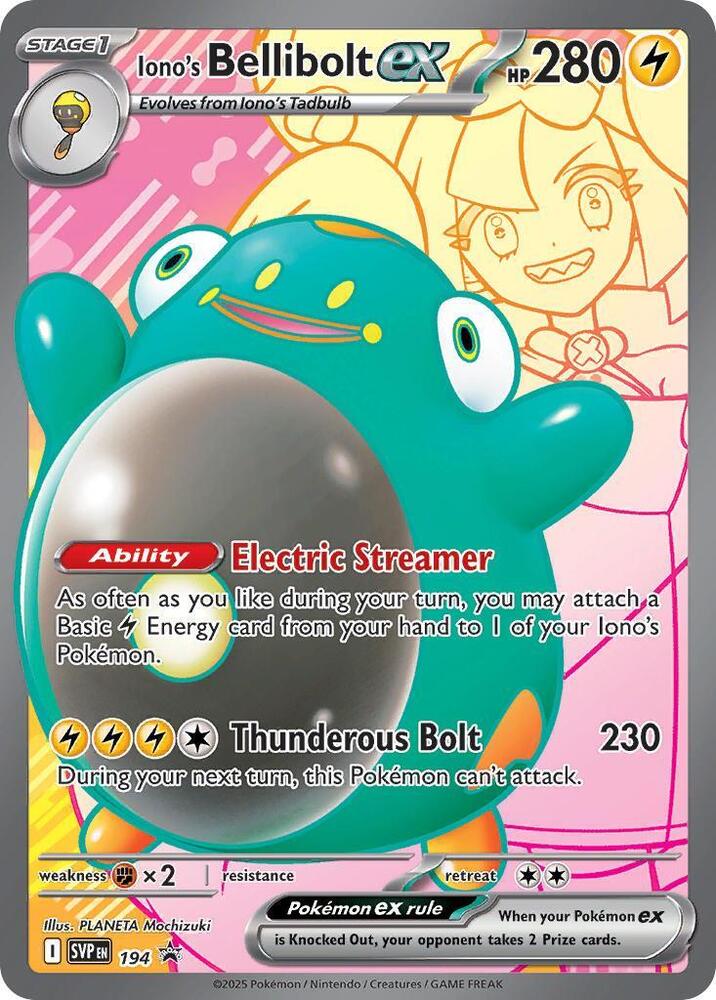 Iono's Bellibolt ex - 194 - Scarlet & Violet Promo Cards