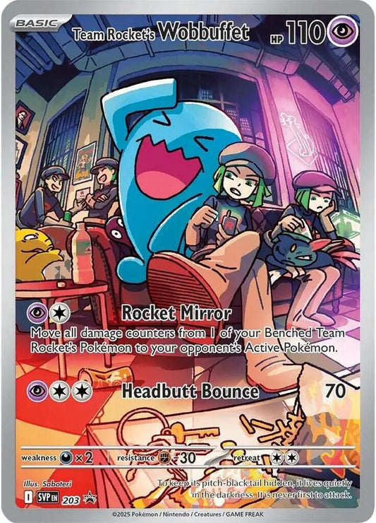 Team Rocket's Wobbuffet - Scarlet & Violet Promo Cards - 203