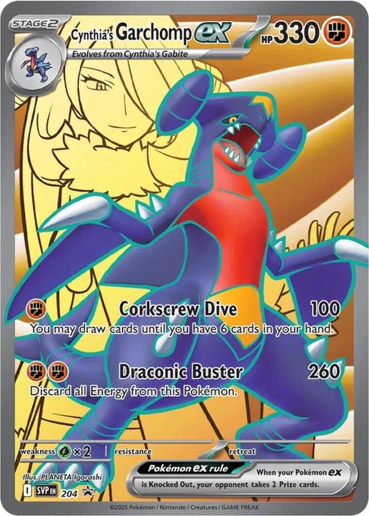 Cynthia's Garchomp ex - Scarlet & Violet Promo Cards - 204