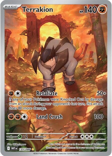 Terrakion - White Flare - 135/086