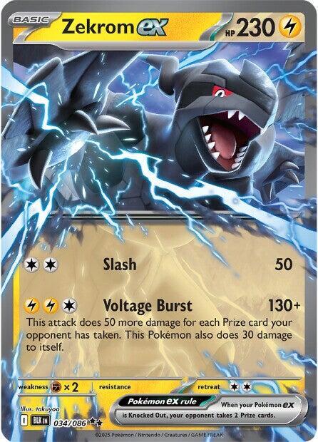 Zekrom ex - Black Bolt	- 034/086