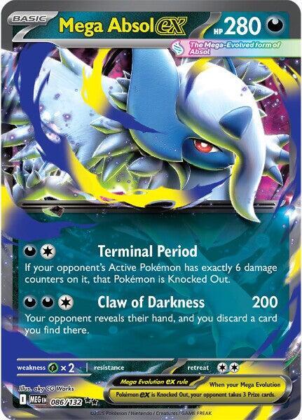 Mega Asbol ex - Mega Evolutions - 086/132