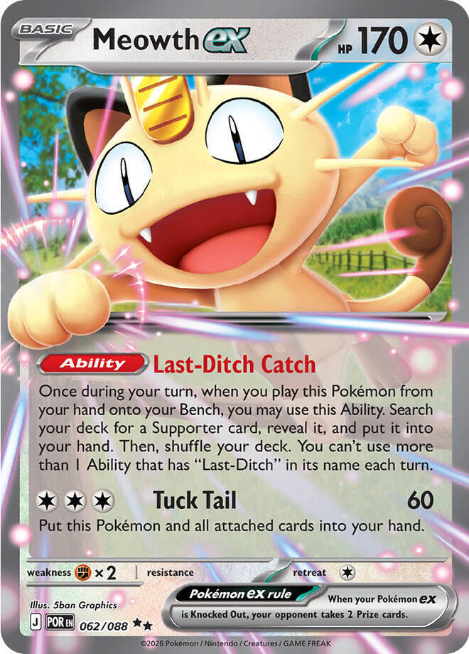 Meowth ex - Perfect Order - 062/088