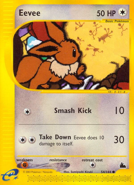 Eevee (Non-holo) - Skyridge - 54/144